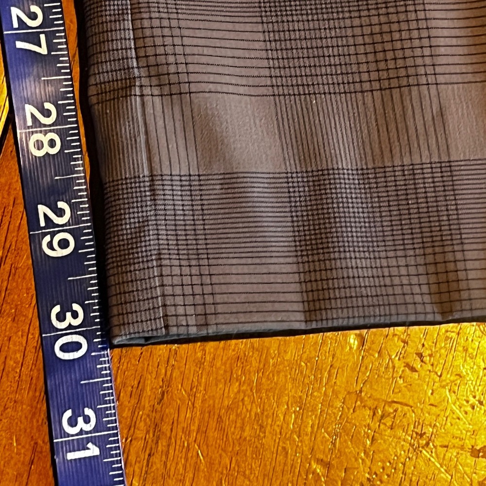 Nike Golf Dri-FIT Grey Plaid Straight Leg Trousers Pants Womens Size 2 - Picture 4 of 7